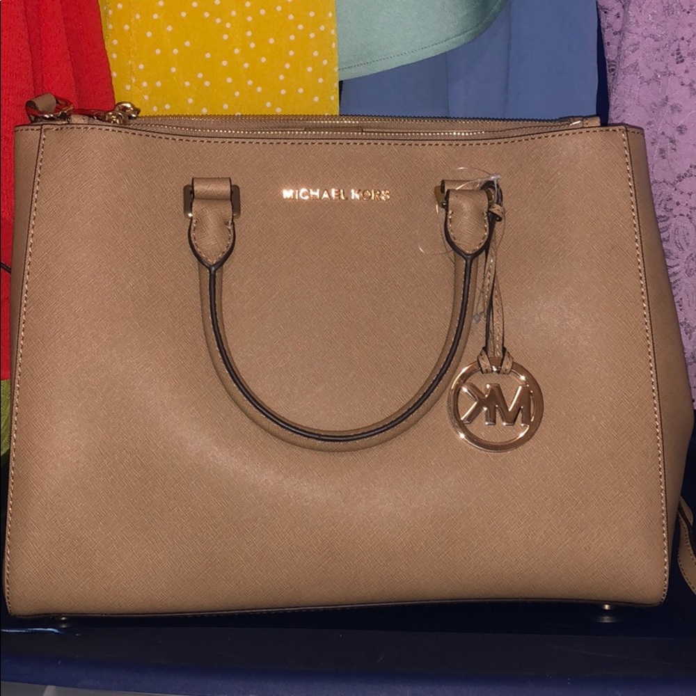 Brand new tan beige brown Michael Kors handbag